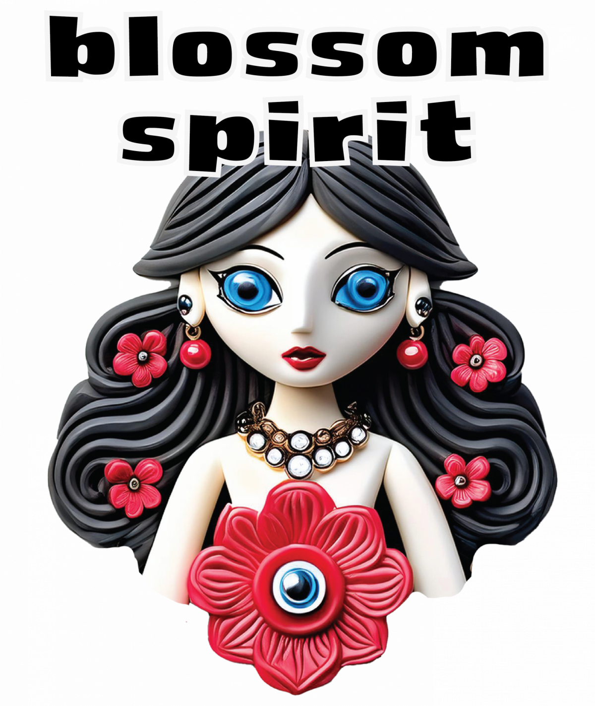 Blossom Spirit T-Shirt design by BrainStorm59 Creative Learning Labs